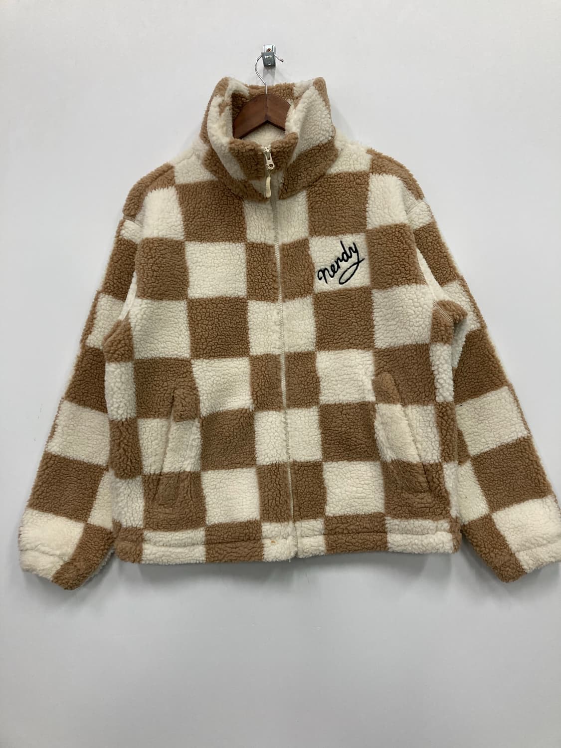 널디 체크 후리스 상품이미지1