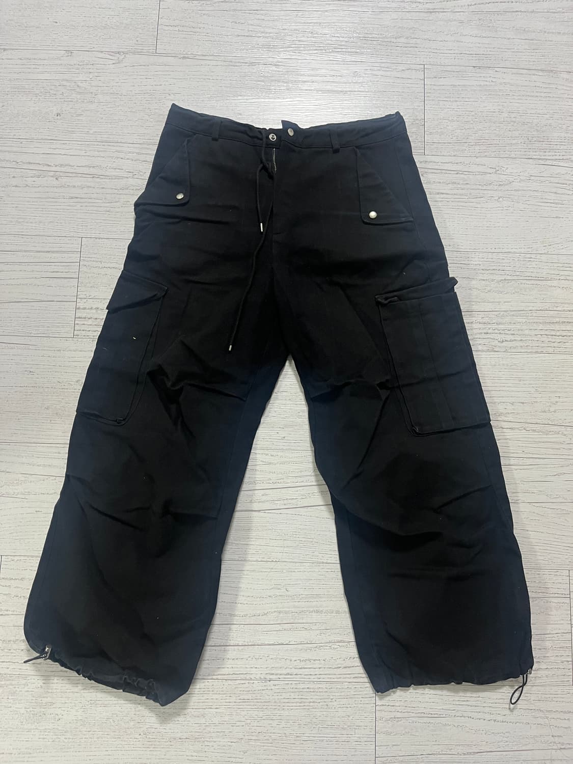 컨트 사선 카고 팬츠+ 로트 후드 집업 셋업 상품이미지2