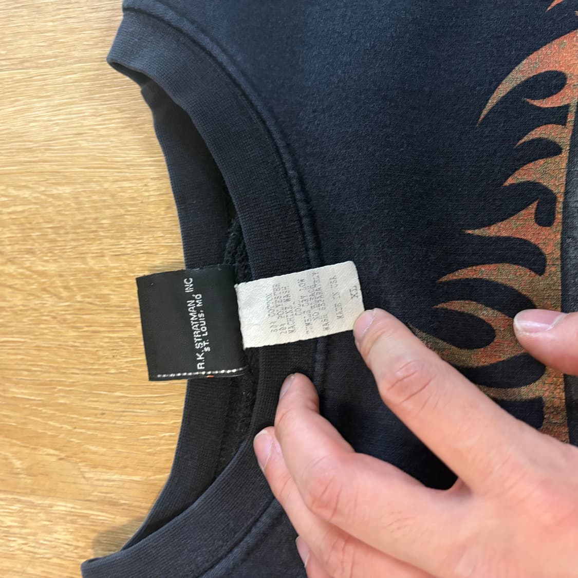 00s 할리데이비스 스웻셔츠 XL made in usa 상품이미지2