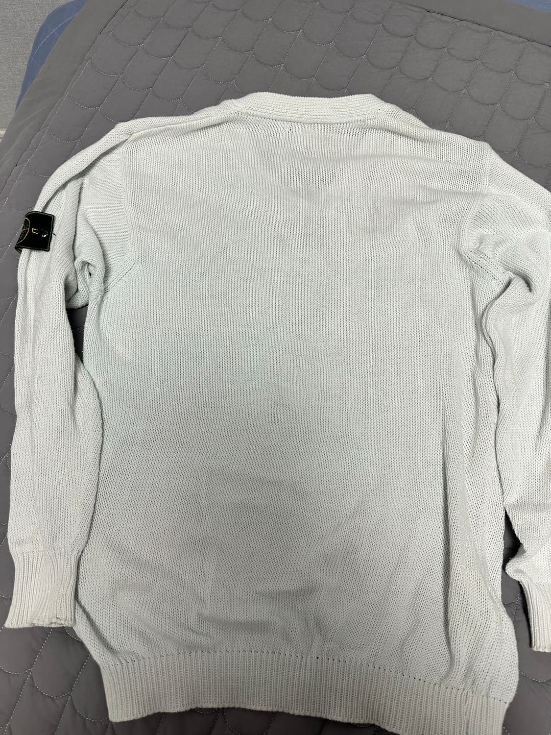 80s stone island 스톤아일랜드 브이넥니트 상품이미지3