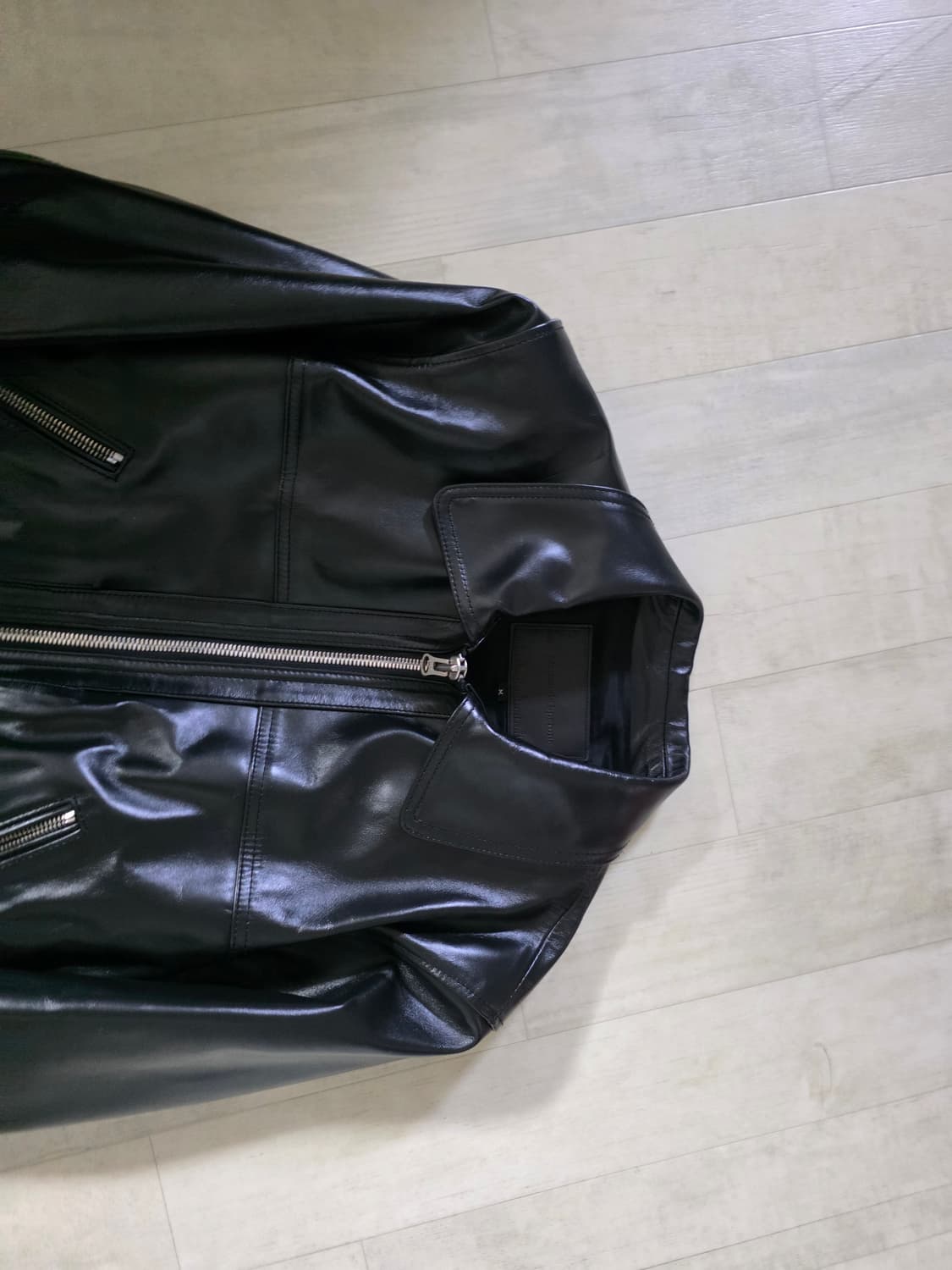 스페로네 홀스하이드 스모크 싱글 자켓 M 상품이미지3