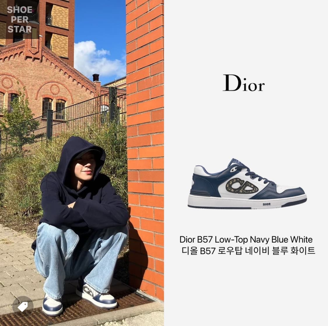 디올 오블리크 B57 스니커즈 상품이미지4