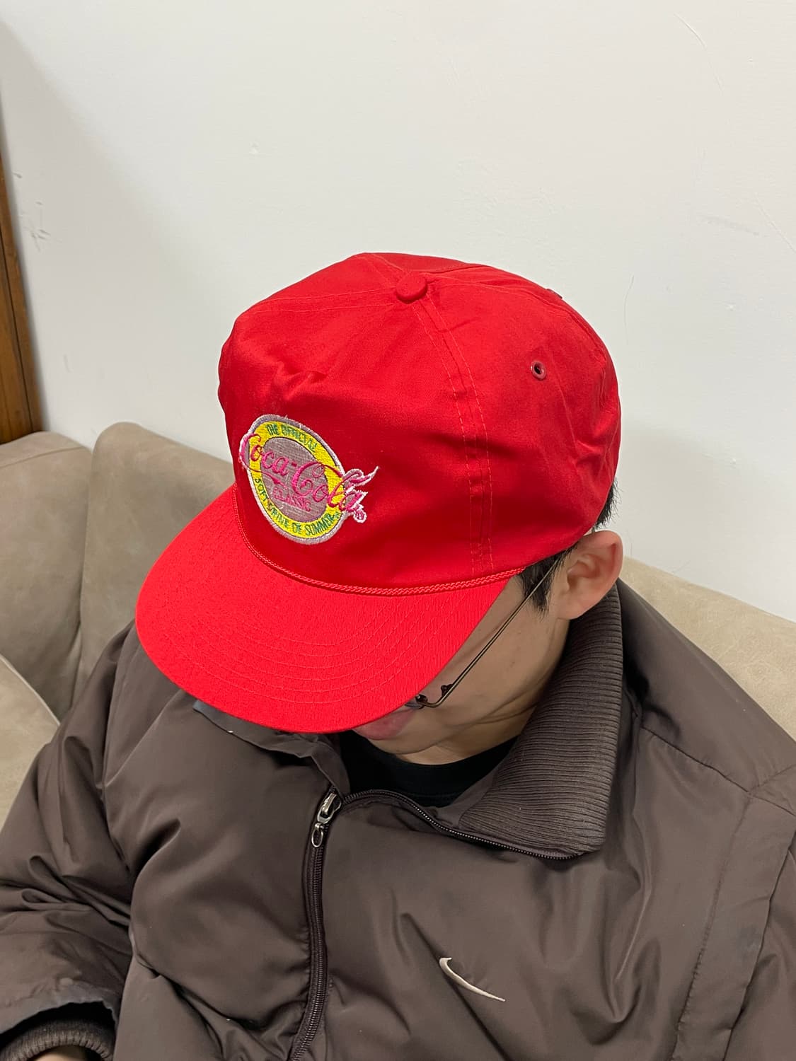 90s CocaCola Rope Vintage Cap 상품이미지1
