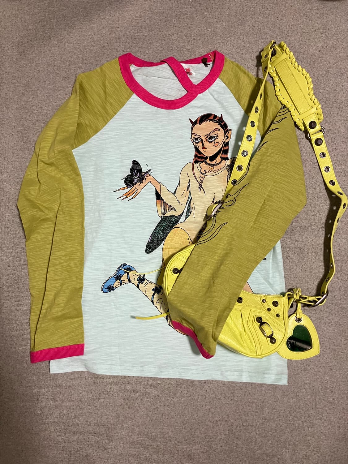 [XS] 발렌시아가 르카골 숄더백 라임 상품이미지8