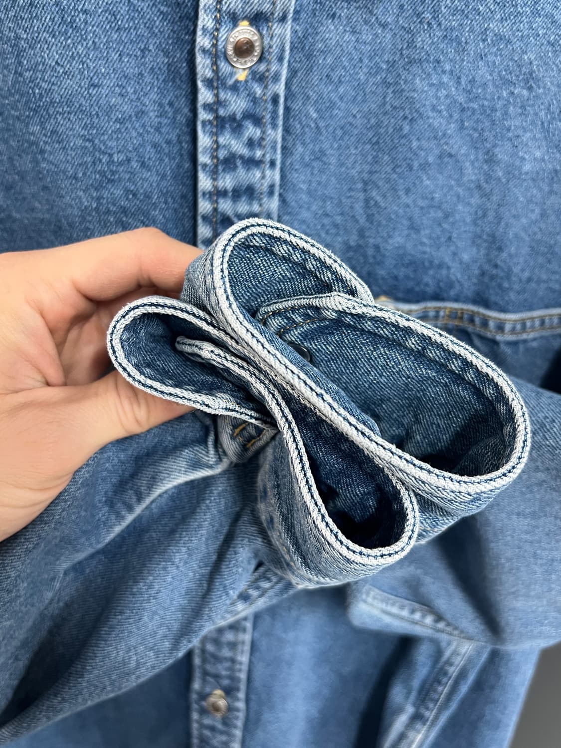 Levis Silver Tab 리바이스 실버탭 오버핏 데님 셔츠 상품이미지5