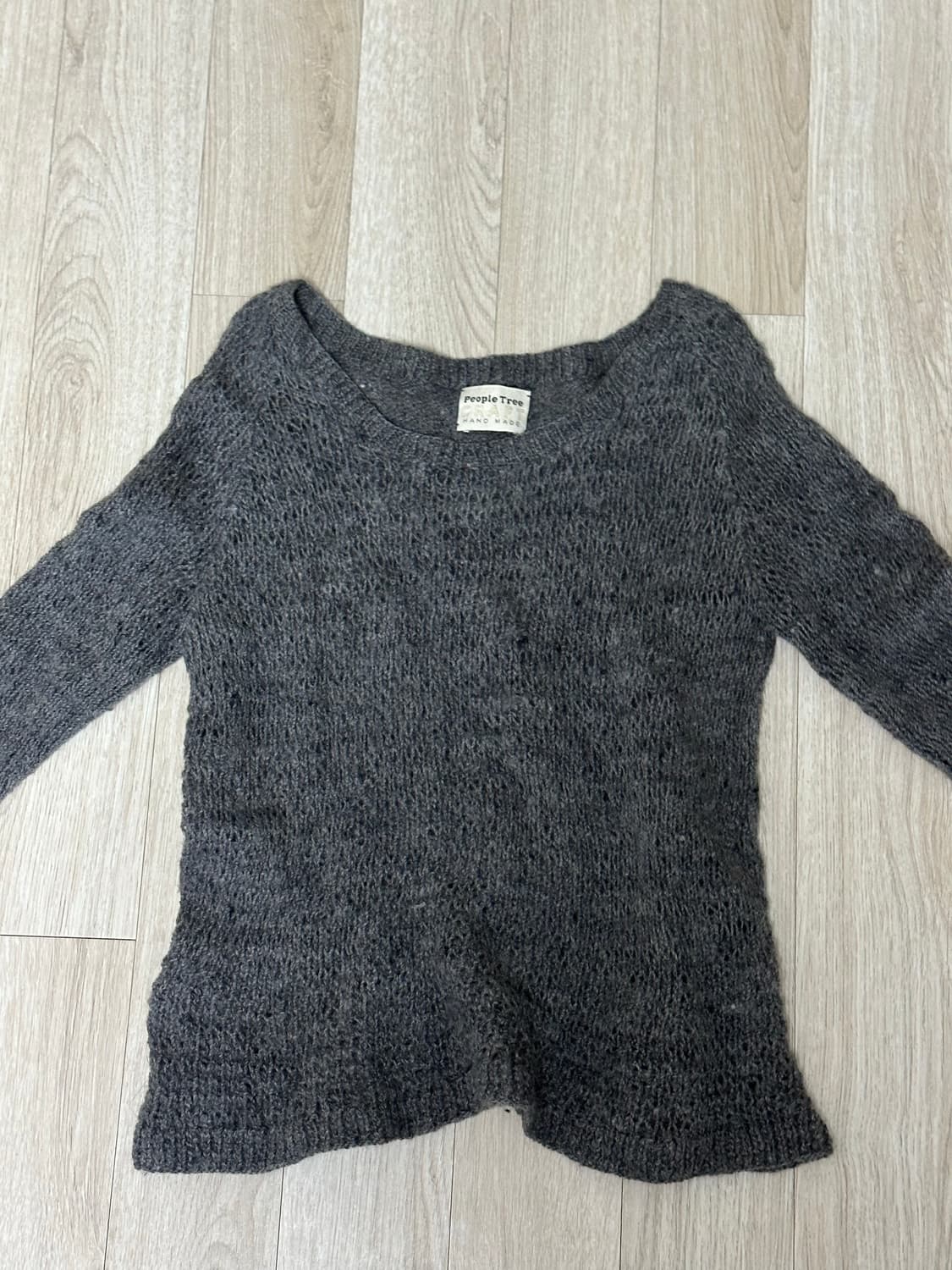 파우닝 차콜 니트 롱슬리브 상품이미지2