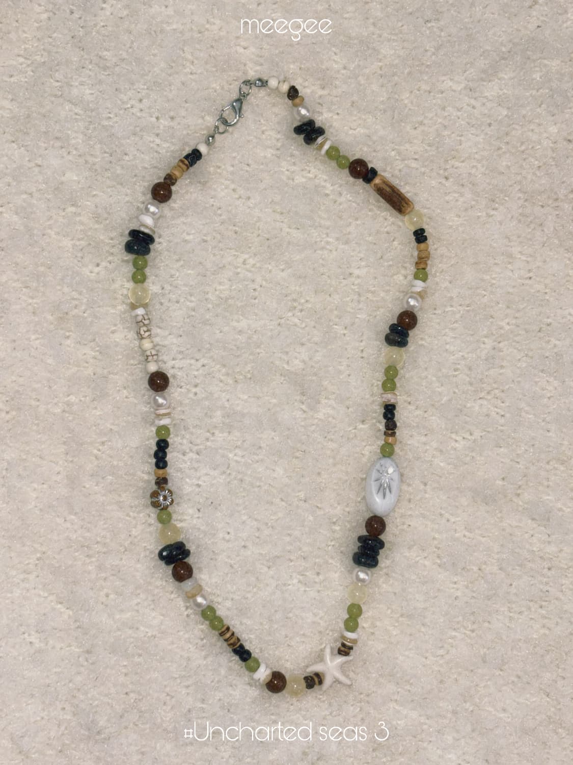Uncharted seas 3. 비즈목걸이 상품이미지2
