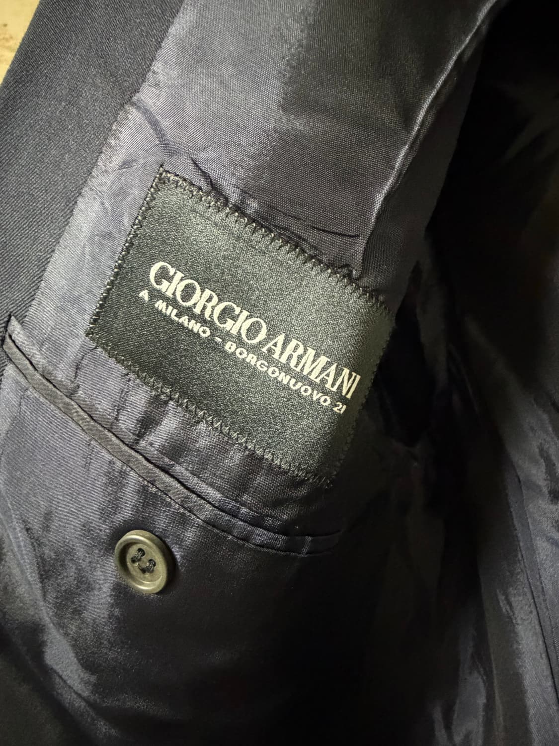 [100]조르지오아르마니 네이비 블레이저자켓 상품이미지4