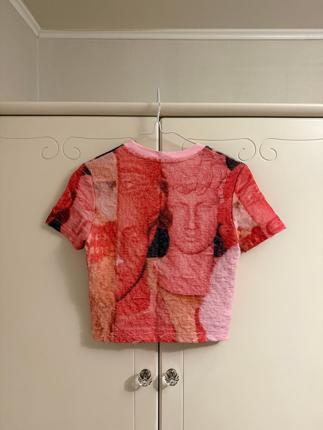 앤더슨벨 우먼 크링클 크롭 탑 상품이미지3