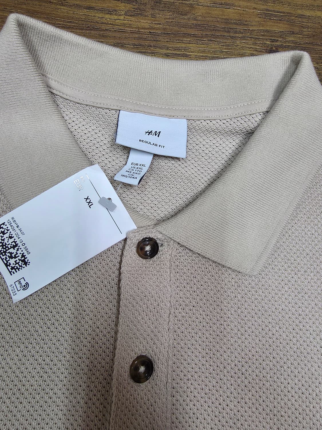 에이치엔엠 니트 카라티셔츠 미사용품  상품이미지2