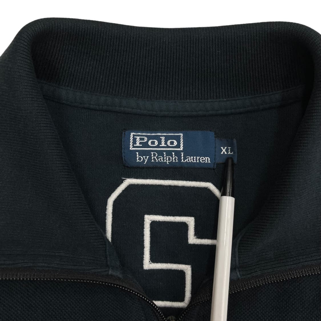 폴로 랄프로렌 빅포니 니트 반집업 XL 상품이미지8