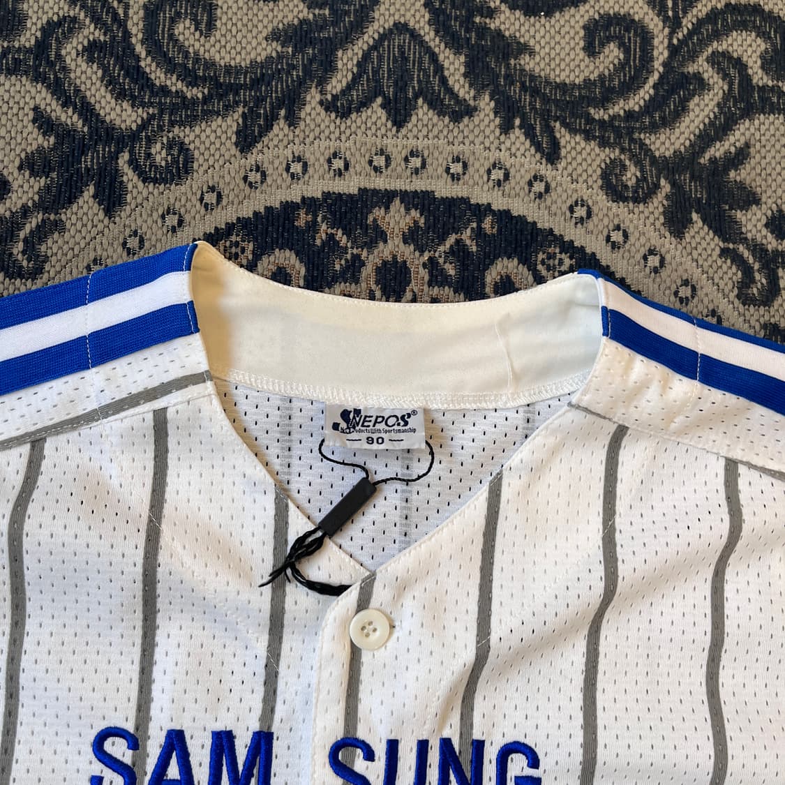 90 네포스 삼성라이온즈 올드 노마킹 유니폼/W2608 상품이미지4