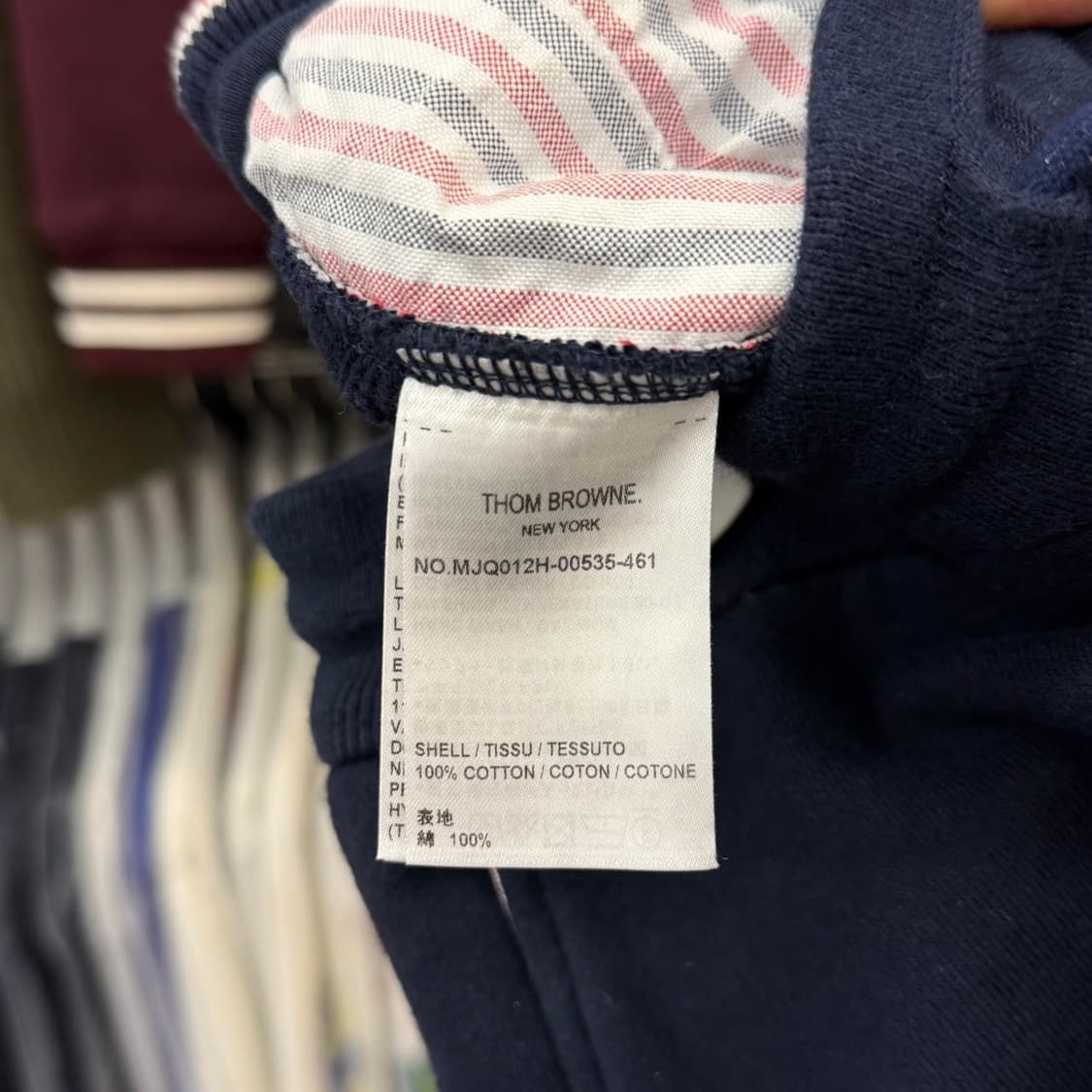 [리오브전포점] 톰브라운 사선 완장 자수 금장 반바지 상품이미지5