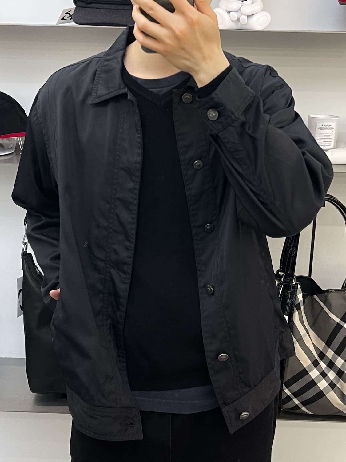 베르사체 진 쿠튀르 90s 웨스턴 스티치 나일론 자켓 상품이미지2