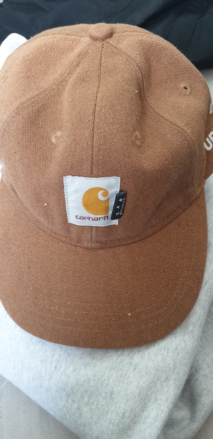 칼하트 WIP x 아이앱 스튜디오 캔버스 6-패널 캡 해밀턴 브라운 상품이미지2