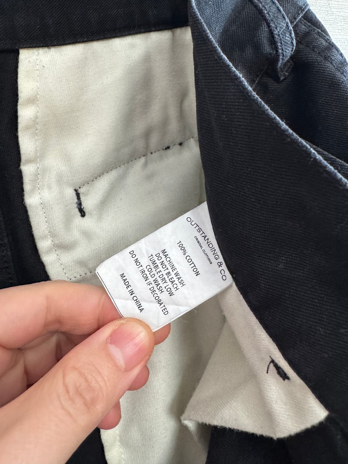 OUTSTANDING 아웃스탠딩 밀리터리 코튼 카고 팬츠 L 상품이미지4