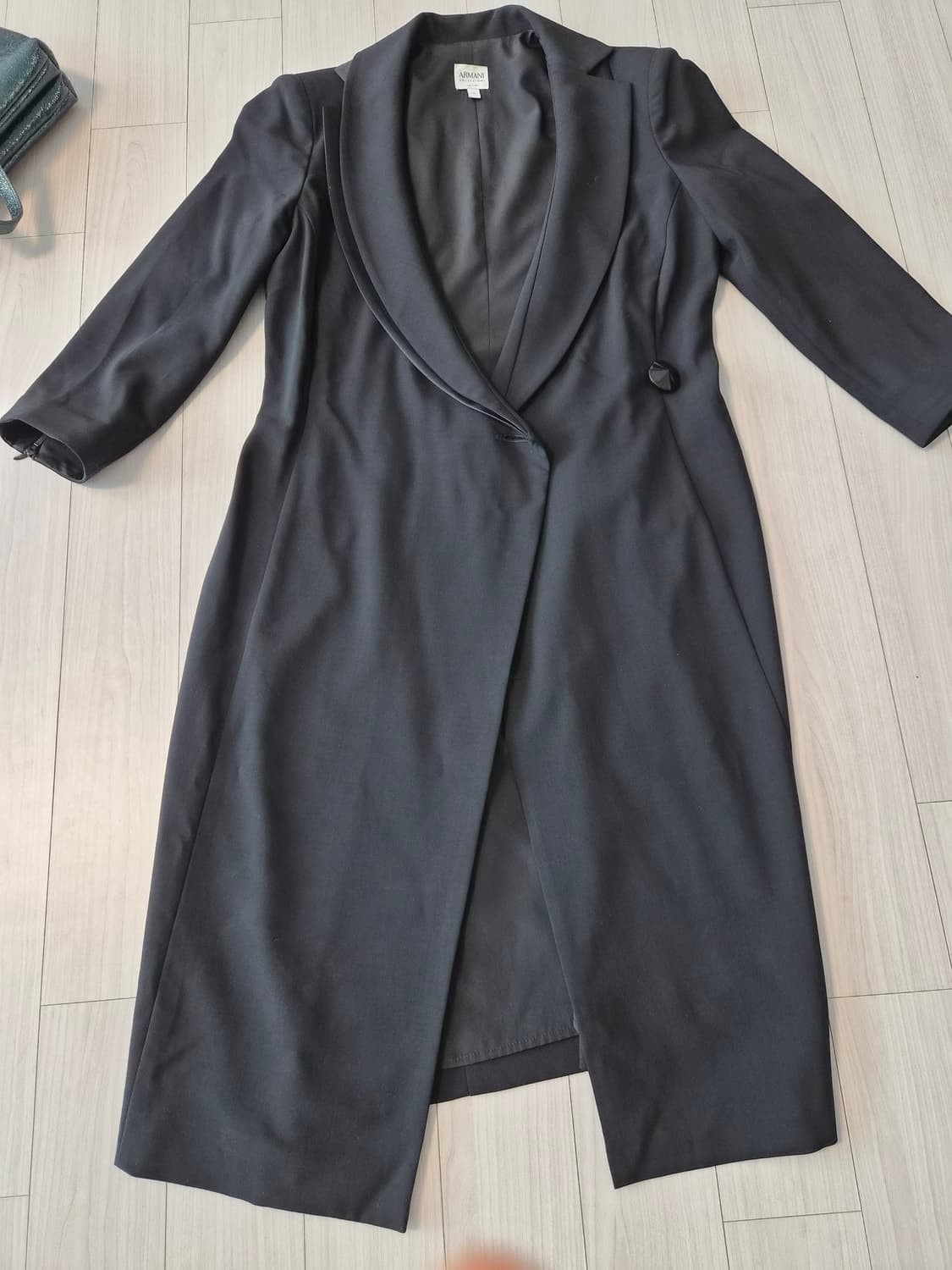 [정품/신세계] 아르마니 꼴레지오니 여성 울 롱코트 (38/슬림55) 상품이미지6