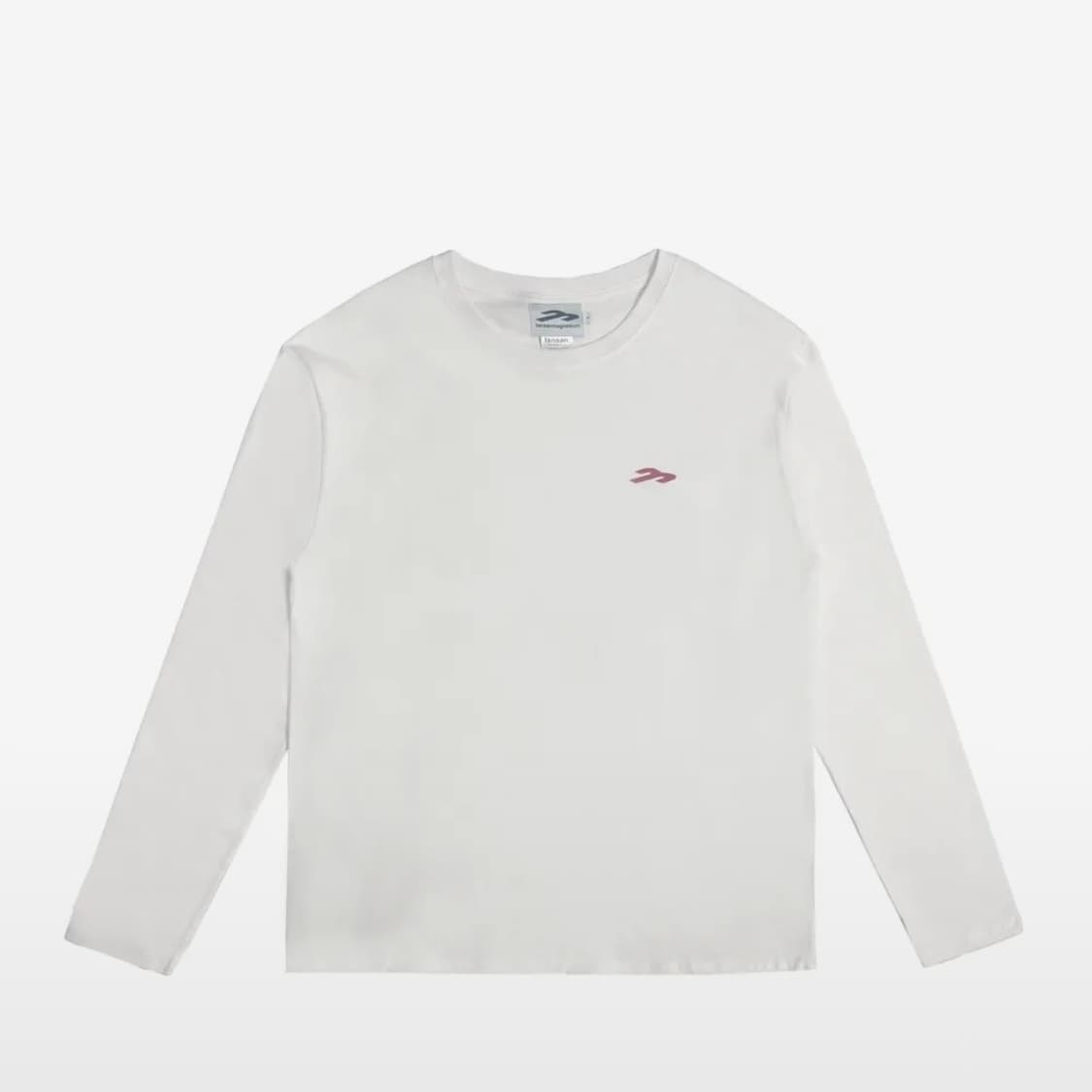 탄산마그네슘 마운틴 롱슬리브 화이트/레드(맨) 상품이미지2