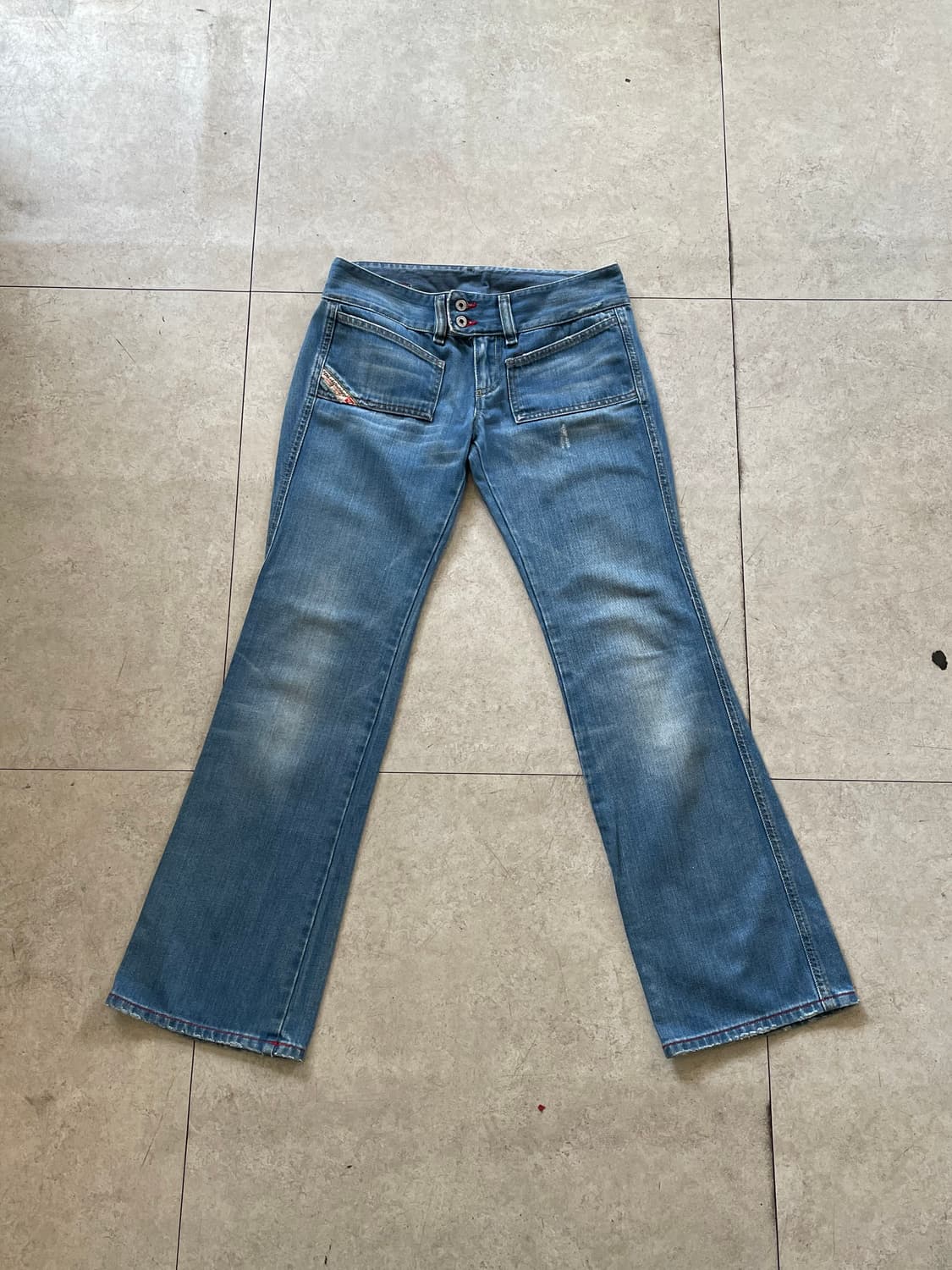 Diesel 디젤 데님 부츠컷 골반팬츠 상품이미지7