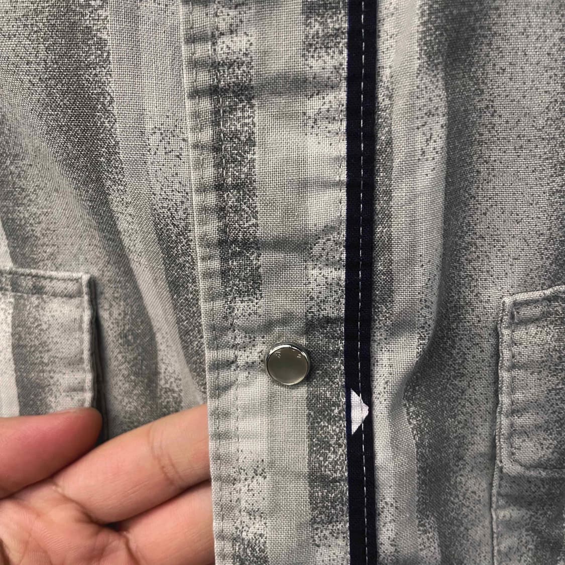 90s 랭글러 펄 스냅 아즈텍 패턴 웨스턴 카우보이 셔츠 N505 상품이미지6