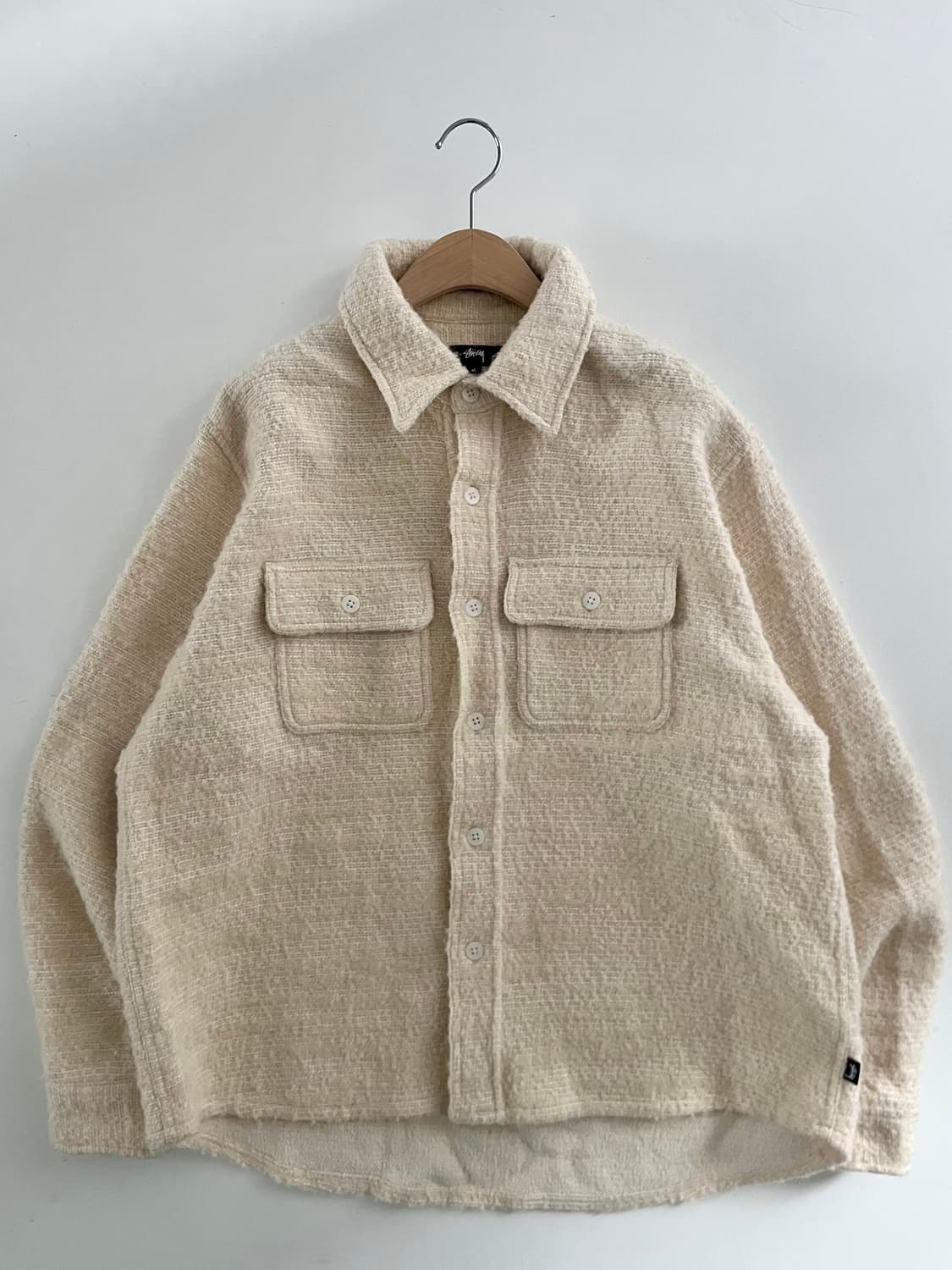 Stussy 스투시 부클 아이보리 CPO 셔츠 상품이미지2