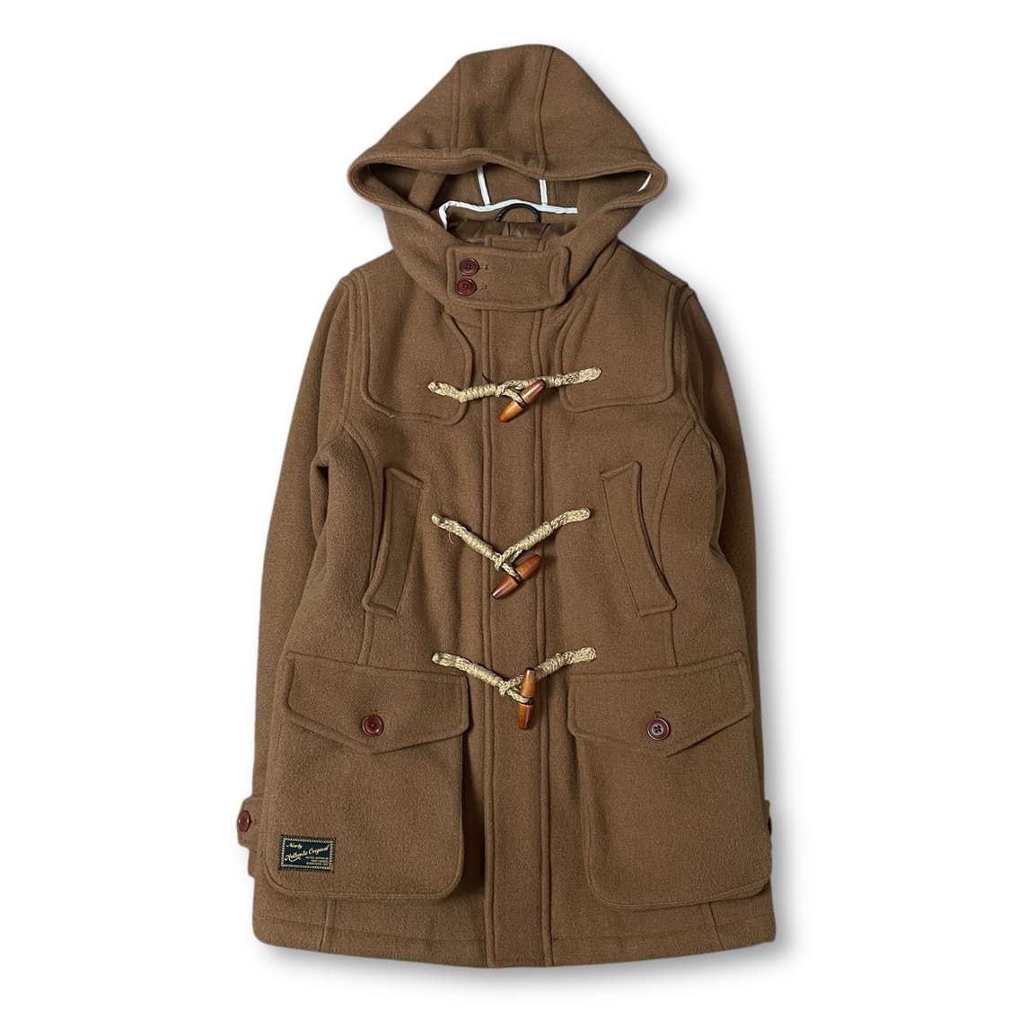 TBJ 브라운카멜 숏 더플코트 상품이미지1