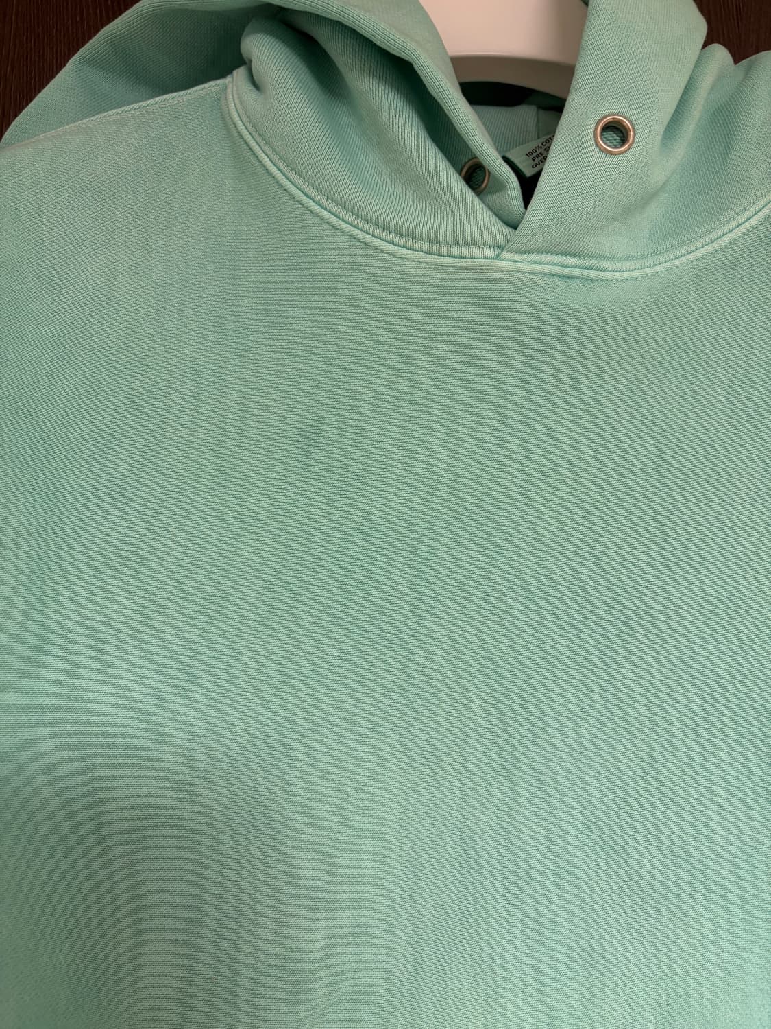 KHAKIS 카키스 오버다이드 후드티 민트 그린 M 상품이미지4