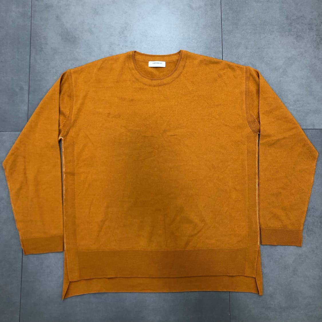 커스텀멜로우 스티치 언발란스 니트 스웨터 L 상품이미지1