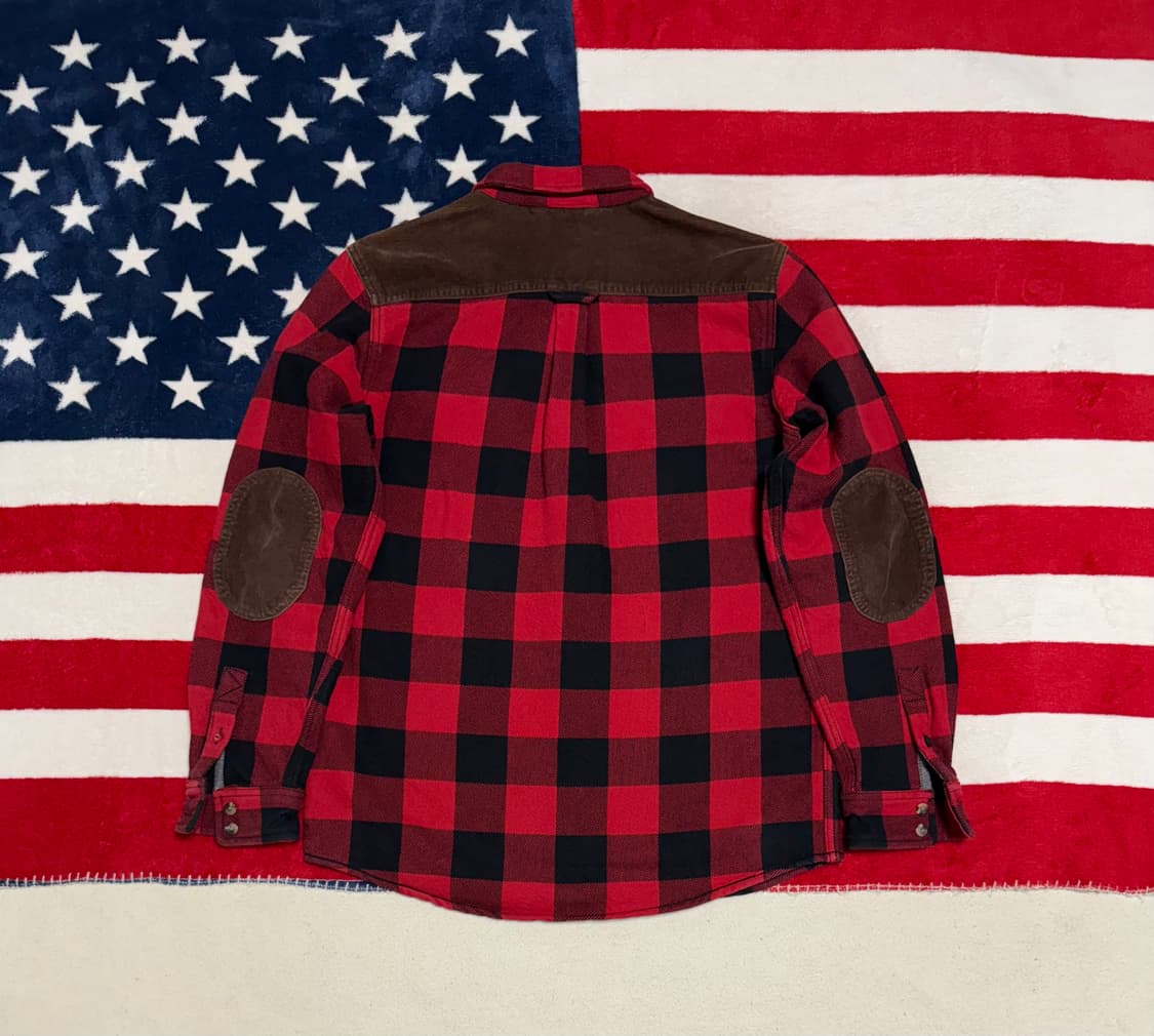 반스버팔로체크셔츠 vans plaid shirt. Vans빈티지플란넬셔츠 상품이미지10