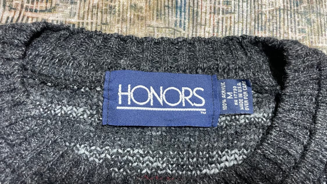 USA 90s 미국빈티지 아메카지 페어아일 노르딕 보헤미안 니트 스웨터 상품이미지7