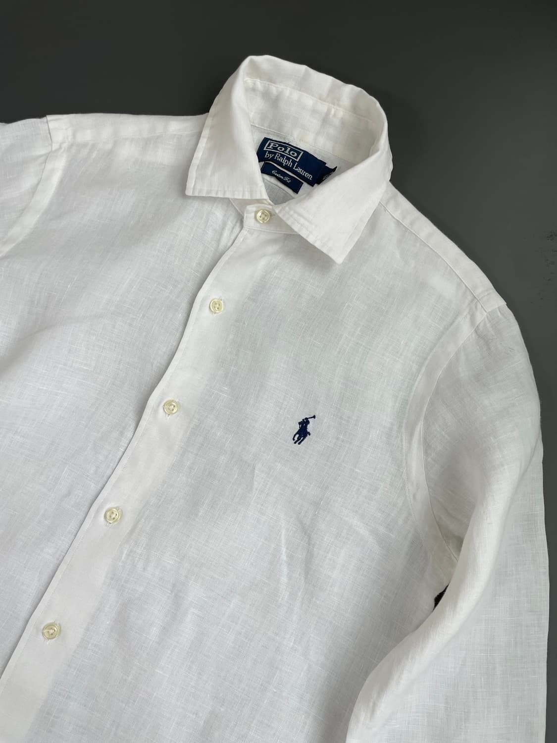 [S] 폴로 랄프로렌 여성 린넨 셔츠 커스텀 핏 상품이미지1