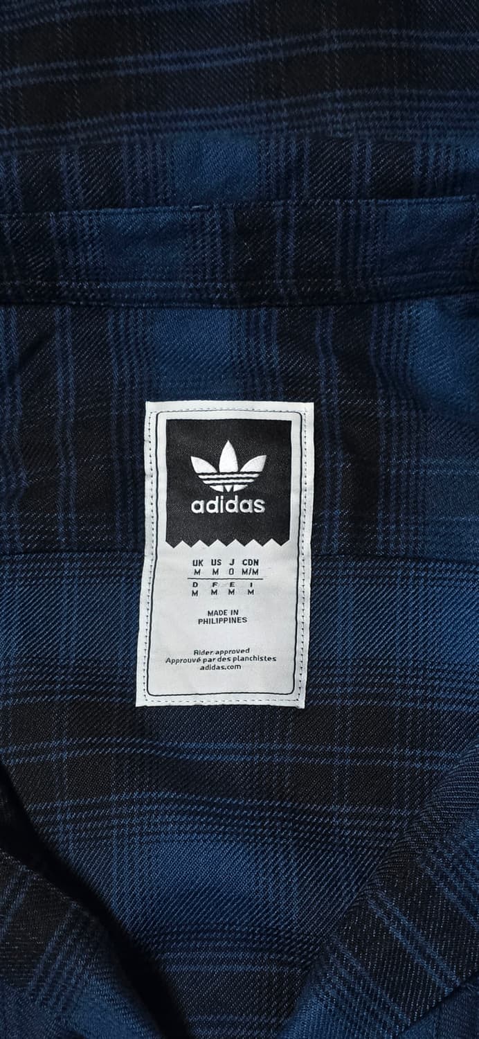 아디다스 체크 남방 M 상품이미지3