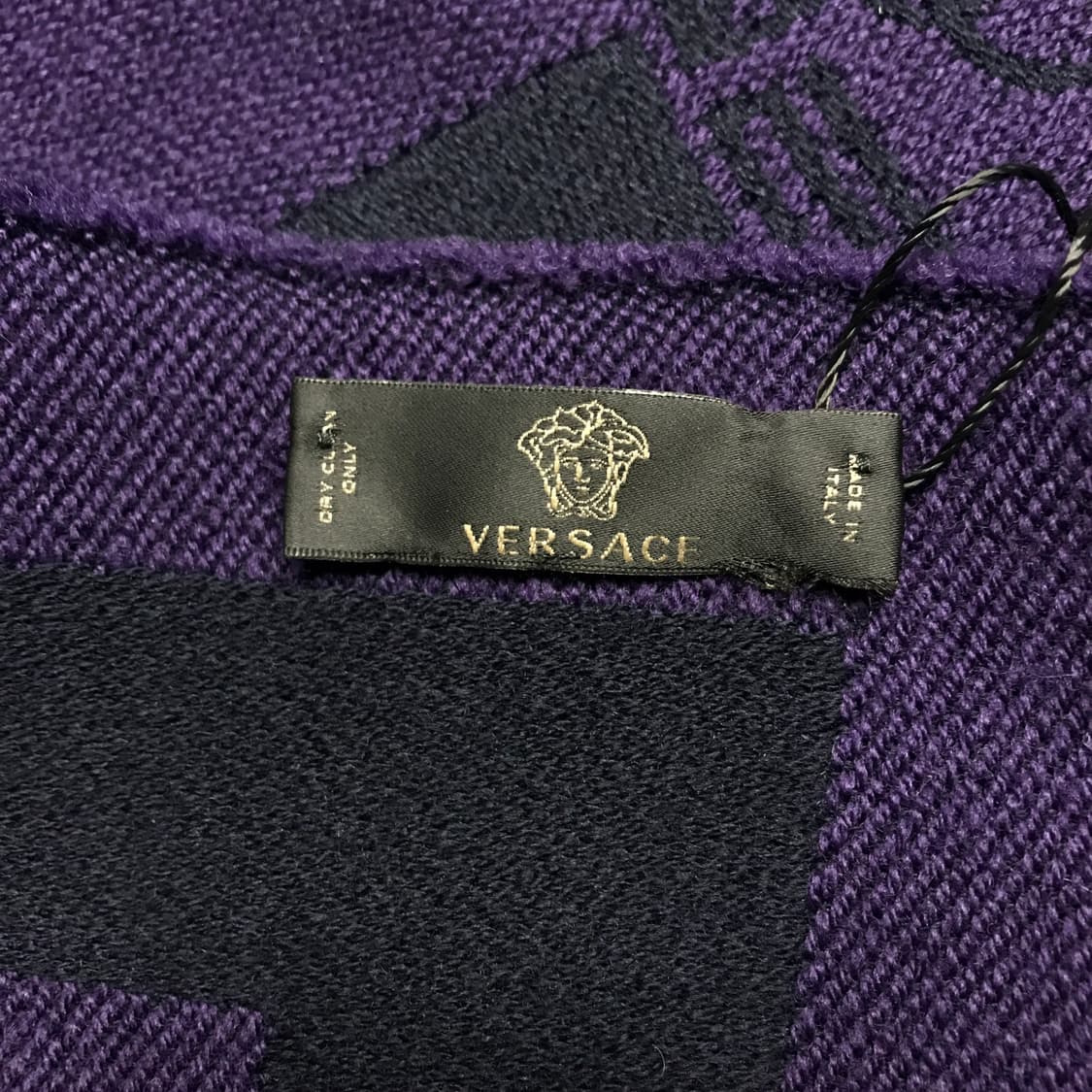 베르사체 메두사 머플러 퍼플 상품이미지6