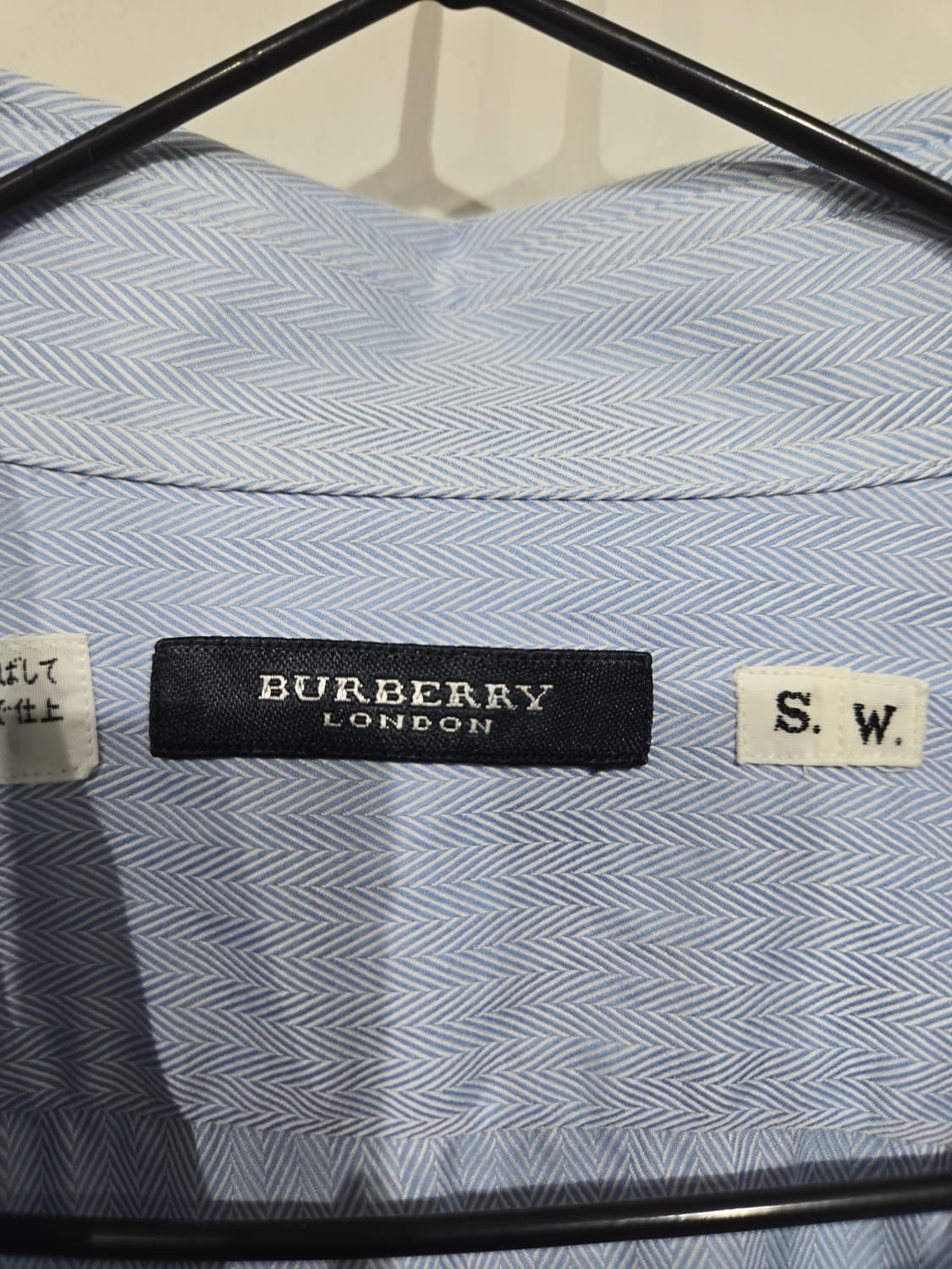 버버리 블루 스트라이프 셔츠 상품이미지5