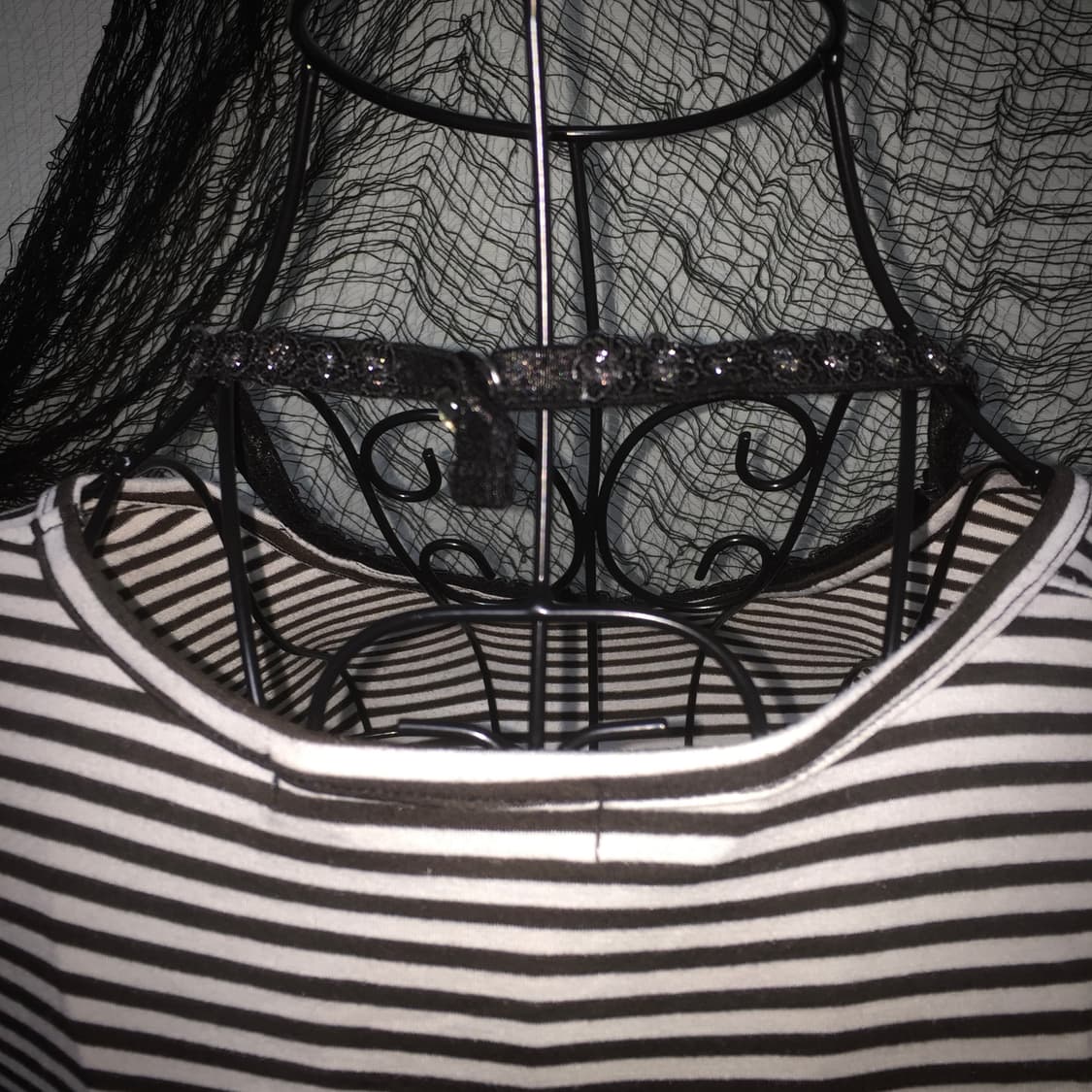 Stripe Cubic Halter Top 상품이미지7