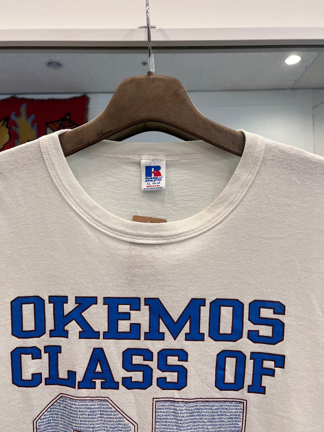 90s Russell 러셀 CLASS OF 95 반팔 티셔츠 (USA) 상품이미지3
