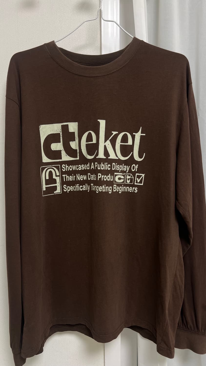 테켓 플랜티 롱슬리브 브라운 M  상품이미지3