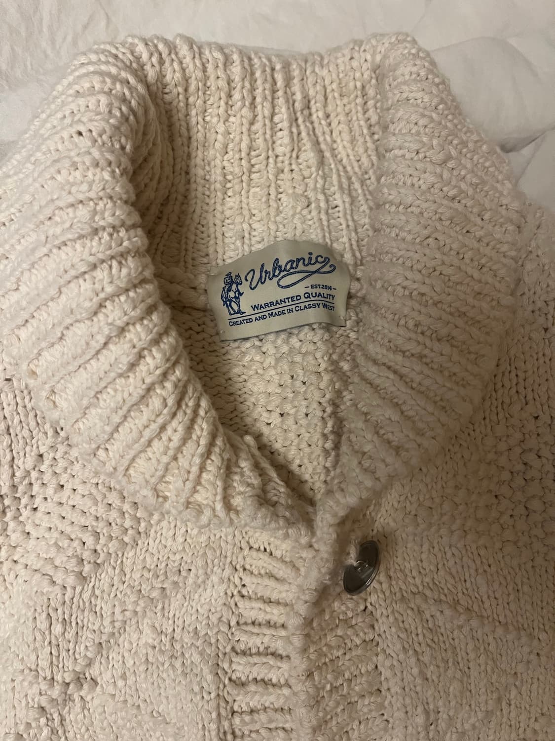 얼바닉30 웨스턴 숄 가디건 상품이미지5