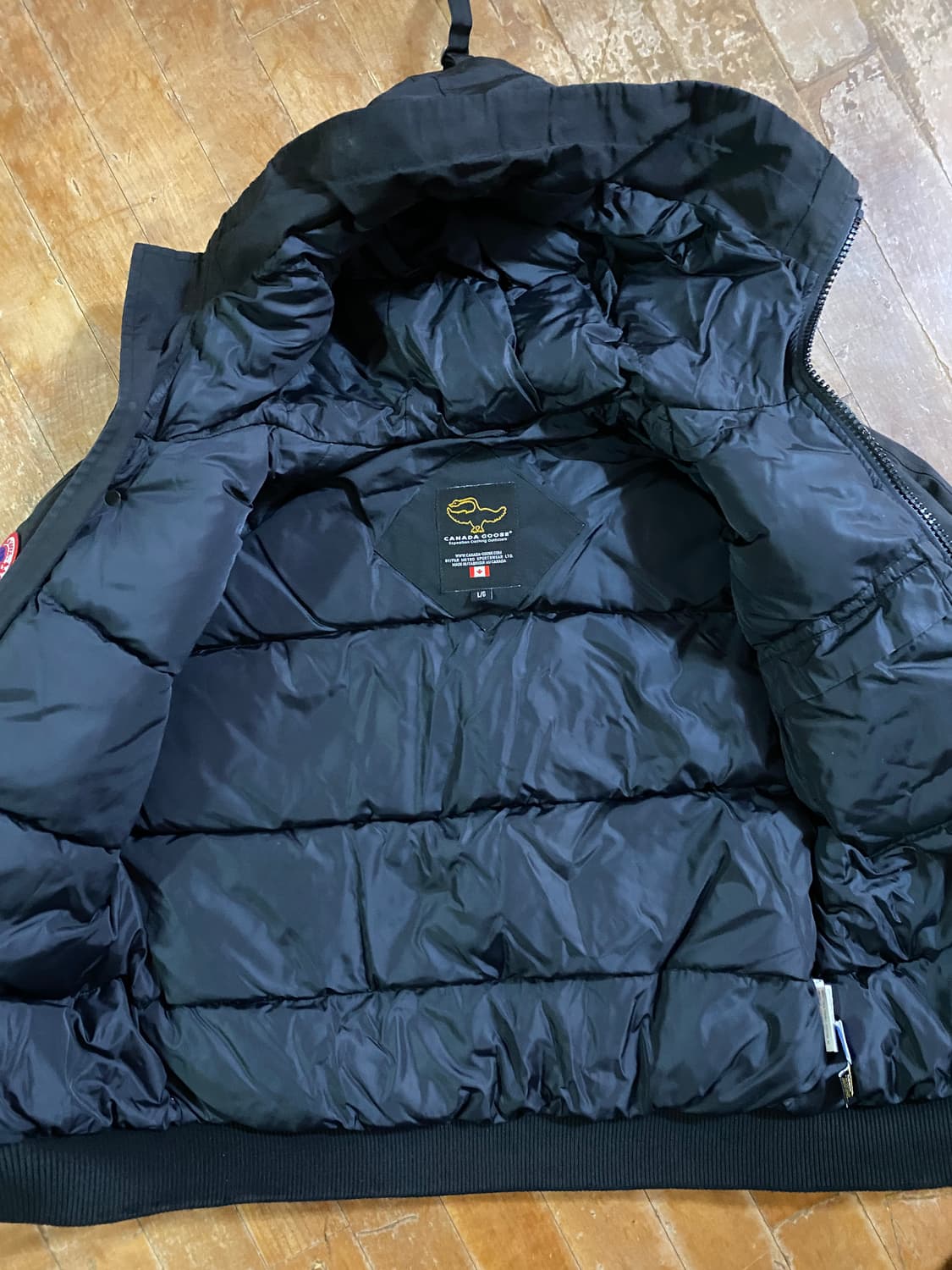 캐나다 구스 칠리왁 남성 블랙 패딩 L/G 상품이미지5
