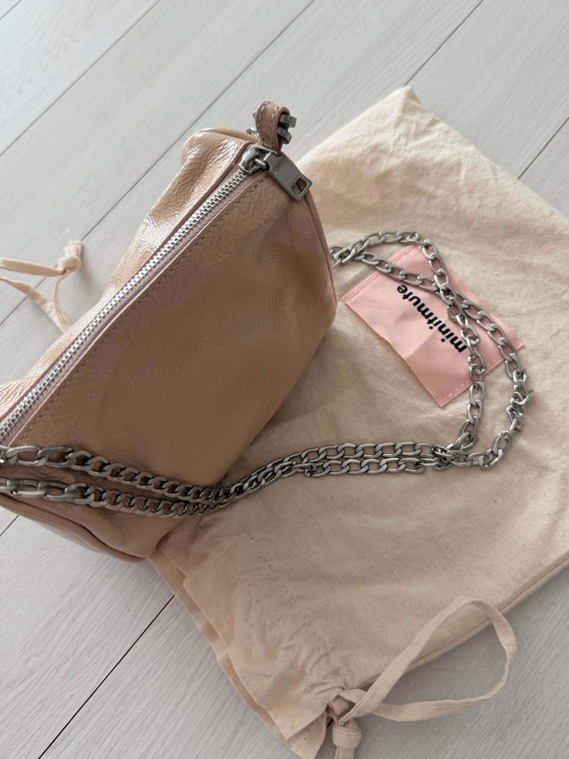 미닛뮤트 브렛 미니 베이지 체인백 상품이미지3