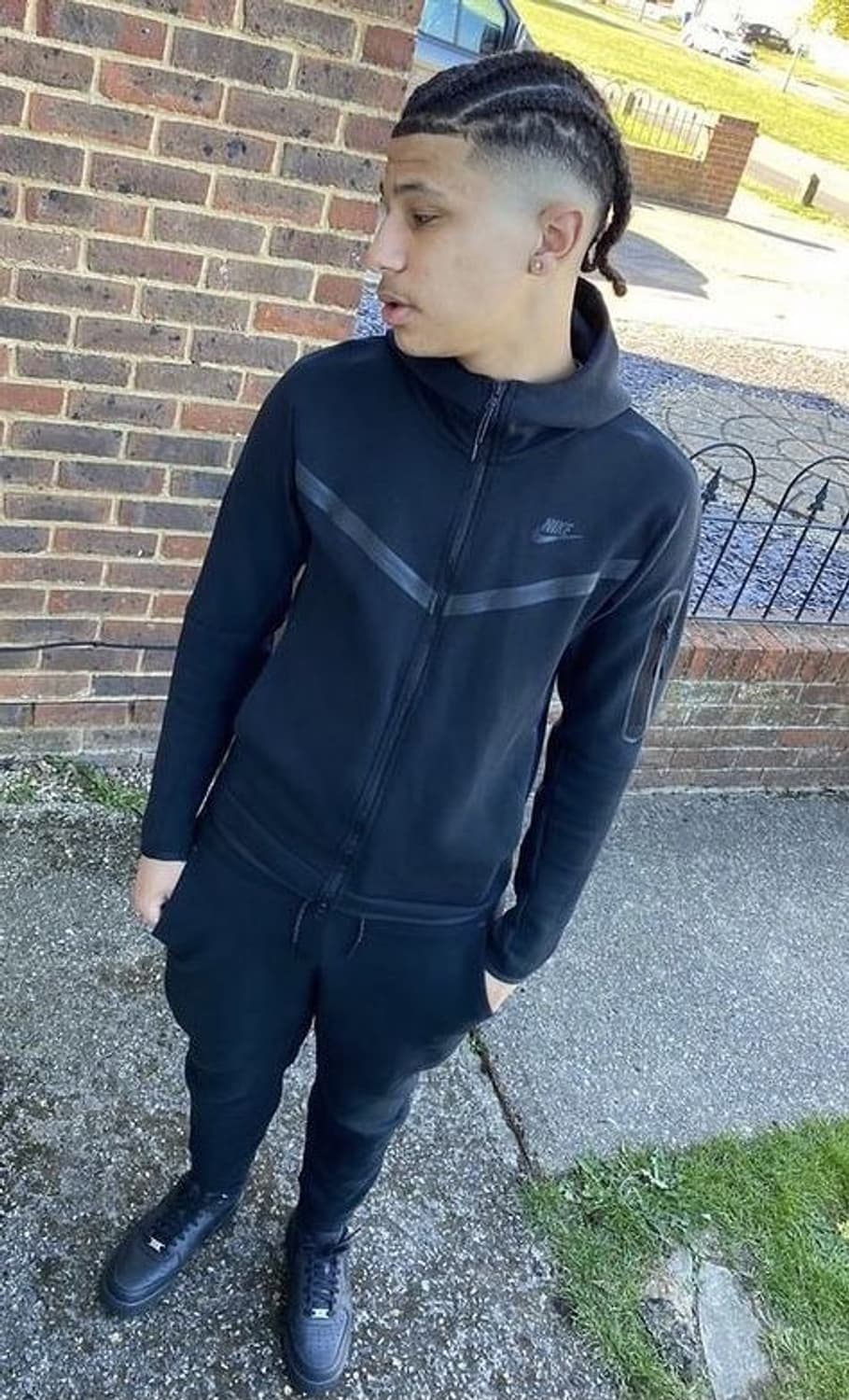 나이키 테크 플리스 후디 집업 블랙 L  V시즌 상품이미지8