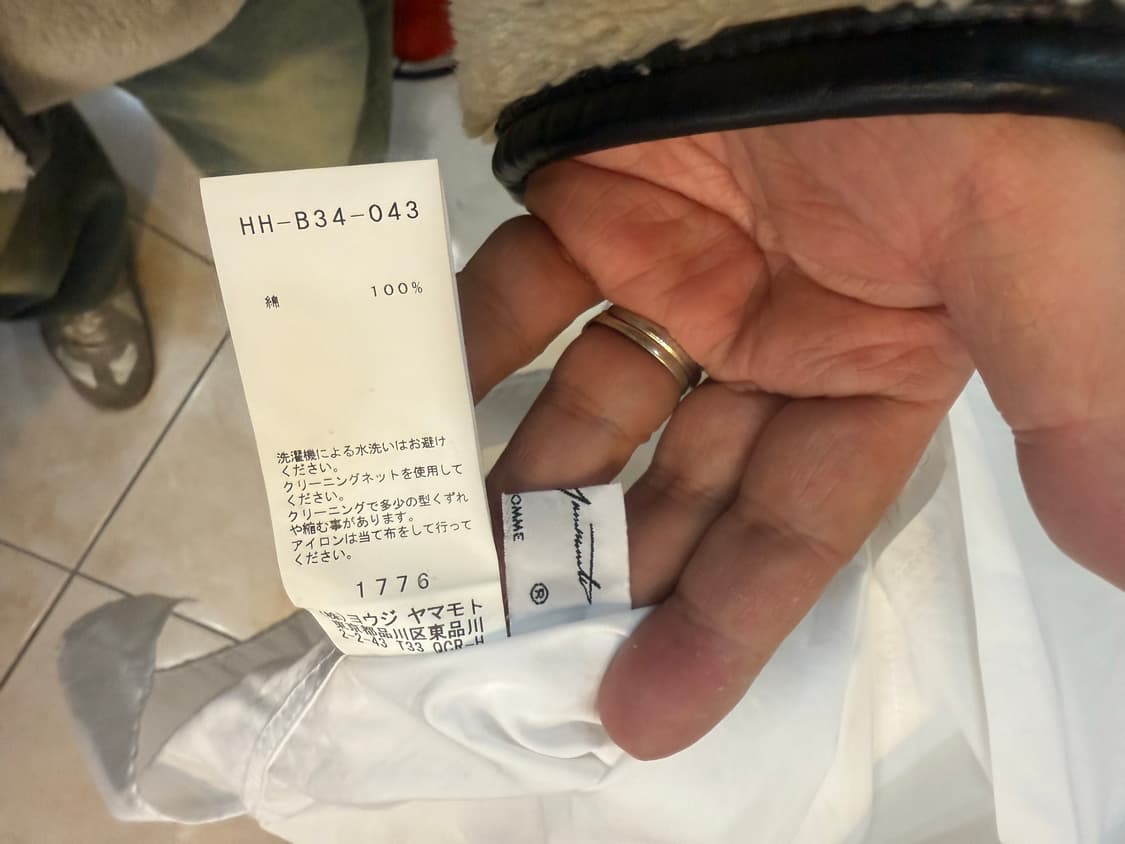 3/105 정품 요지야마모토 레플리카 1987ss 플로랄셔츠 팝니다 상품이미지3