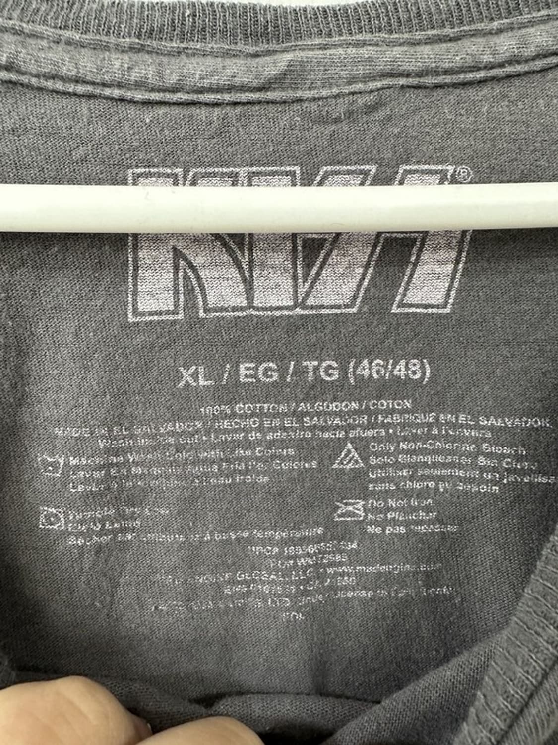 [XL] KISS 레인보우 풀그래픽 빈티지 밴드 반팔티 상품이미지4