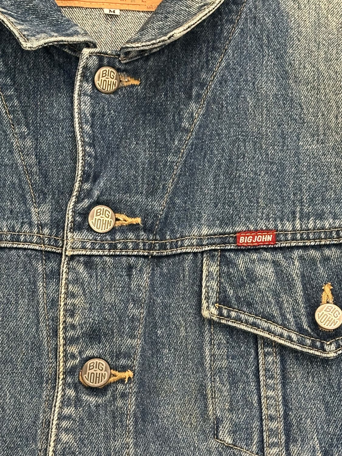 M)BIG JOHN 빈티지 데님 자켓 상품이미지3