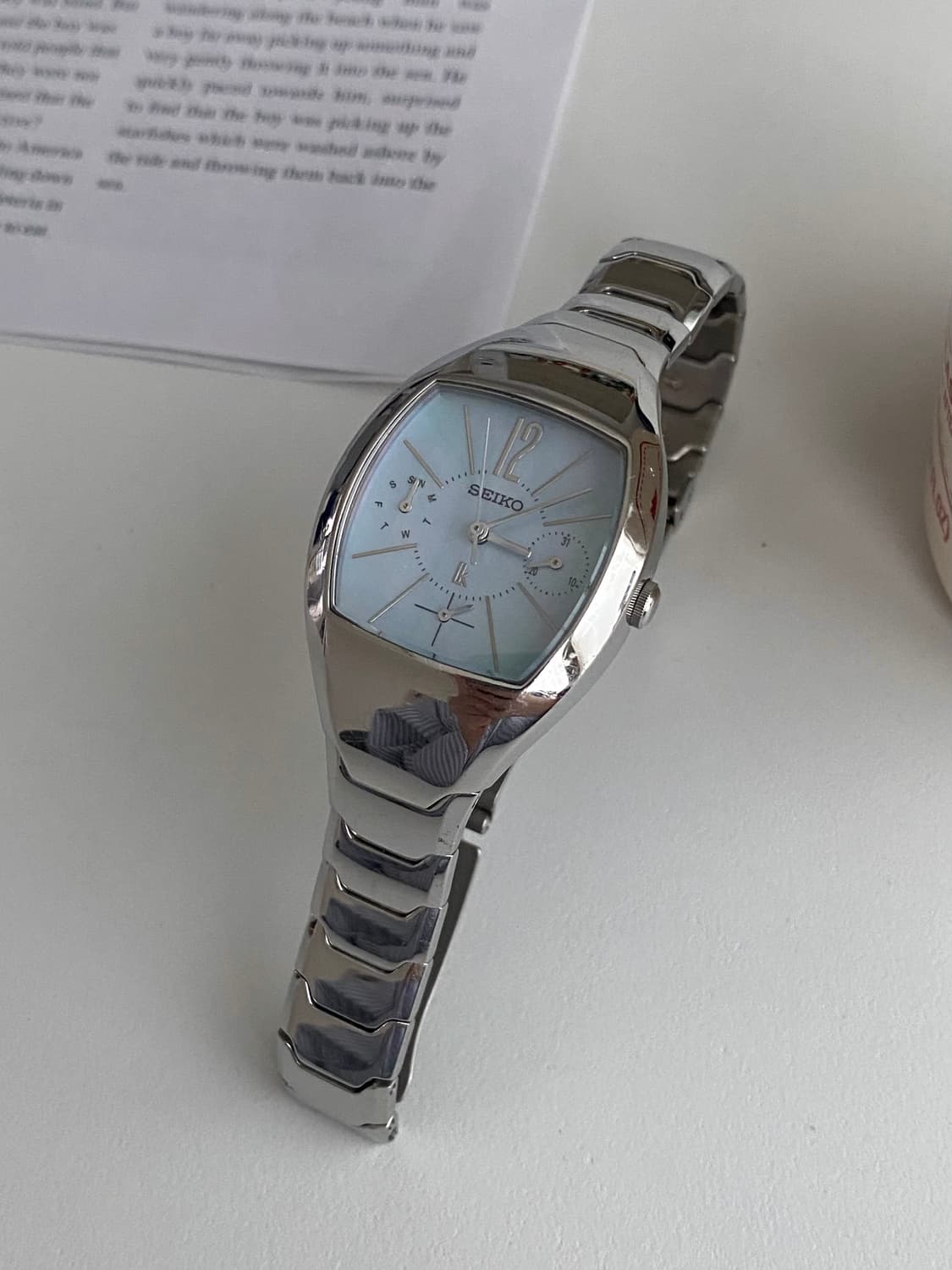 Seiko 세이코 lk 루키아 쉘 실버 사파이어 상품이미지1