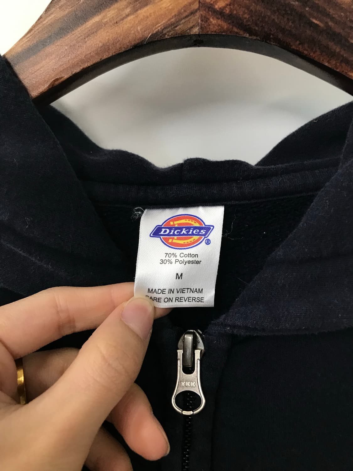 디키즈 자수로고 네이비 후드집업 상품이미지6