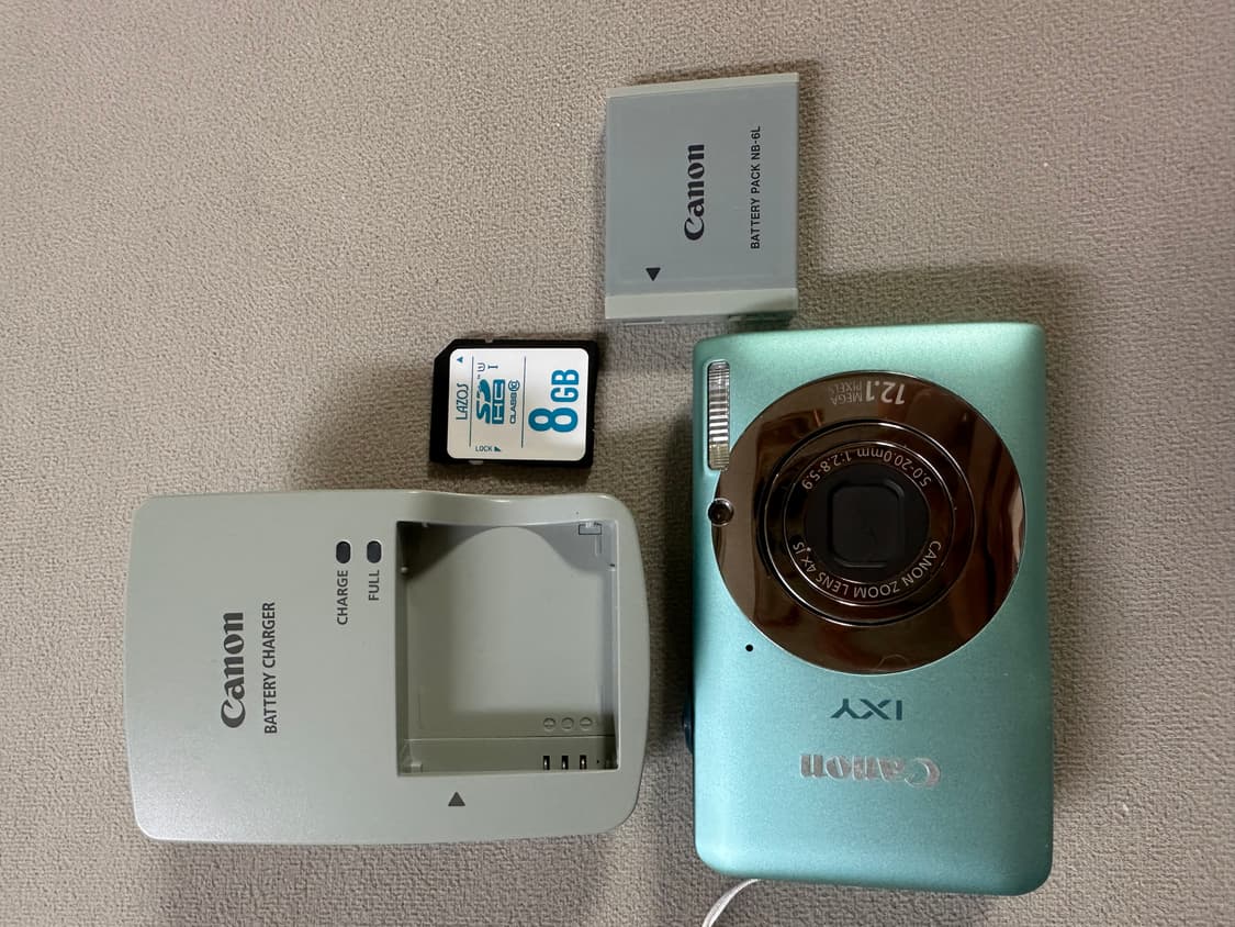민트급)) 캐논 IXUS105 (IXY200F) 민트색 카메라(작례O) 상품이미지1