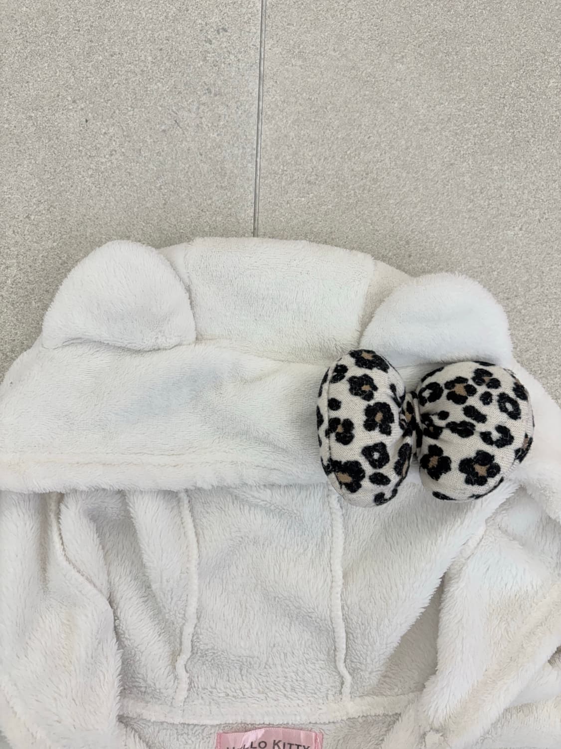 호피 키티 후리스 후드집업 상품이미지5