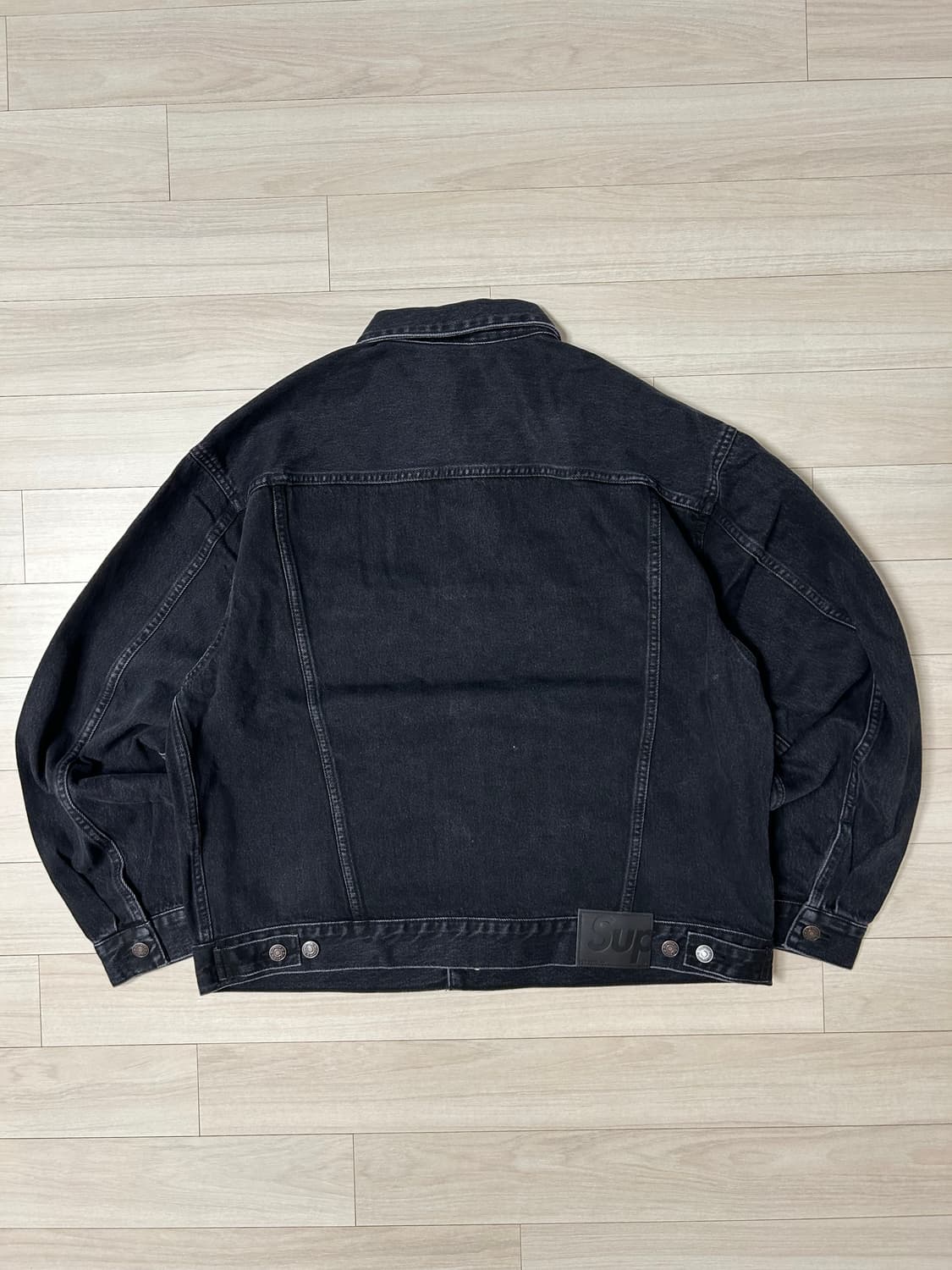 (L) 슈프림 자가드 데님 트러커 자켓-26ss 상품이미지3
