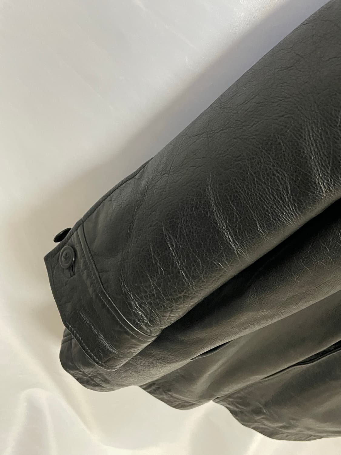 [D.O Archives] 90s 올드갭 레더 카코트 블랙(L) 상품이미지4